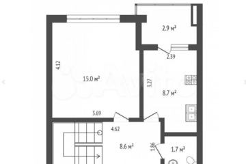 3-к квартира, 76,6 м², 5/9 эт.